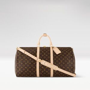 Louis Vuitton Brown Monogram Duffel Bag